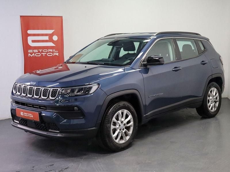 Azul Usado 2021 Jeep Compass Limited SUV | € 22.950 (Preço justo) - Imagem 1/4