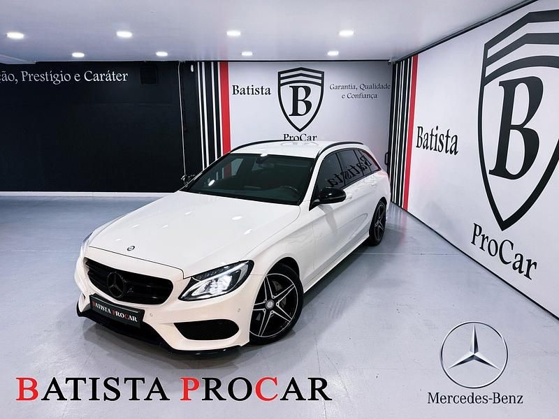 Branco Usado 2016 Mercedes C200 AMG line Carrinha | € 17.990 - Imagem 1/4