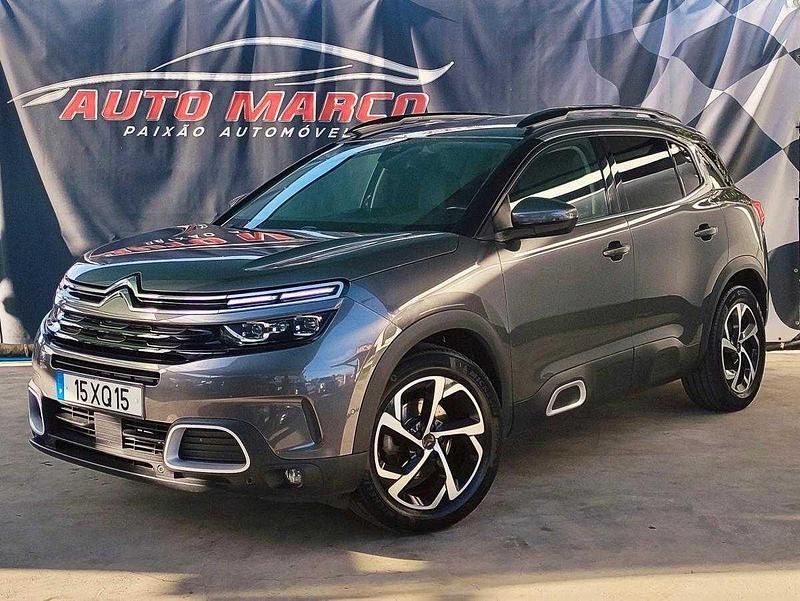 Cinzento Usado 2019 Citroën C5 Aircross Shine SUV | € 18.900 (Preço justo) - Imagem 1/4