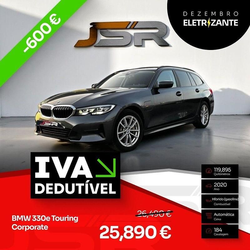 Preto Usado 2020 BMW 330e Performance Carrinha | € 25.890 (Preço justo) - Imagem 1/4