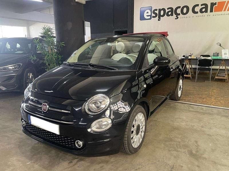 Preto Usado 2020 Fiat 500C Lounge Cabrios | € 10.950 (Preço justo) - Imagem 1/4
