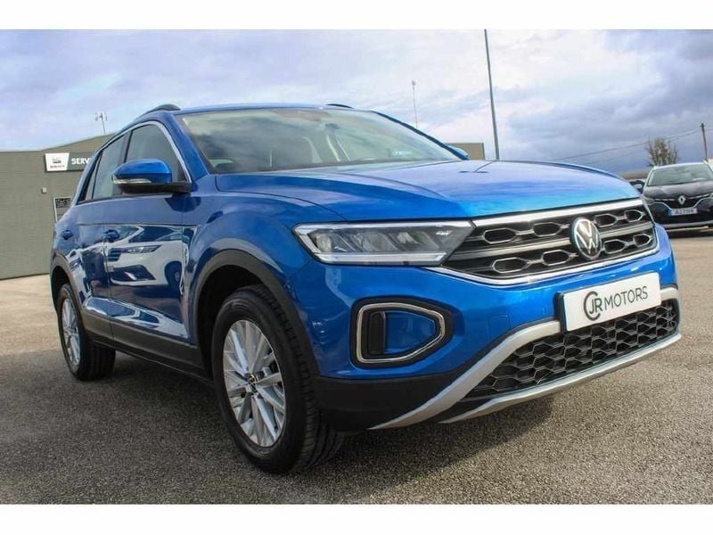 Azul Usado 2022 VW T-Roc SUV | € 21.680 (Preço justo) - Imagem 1/4