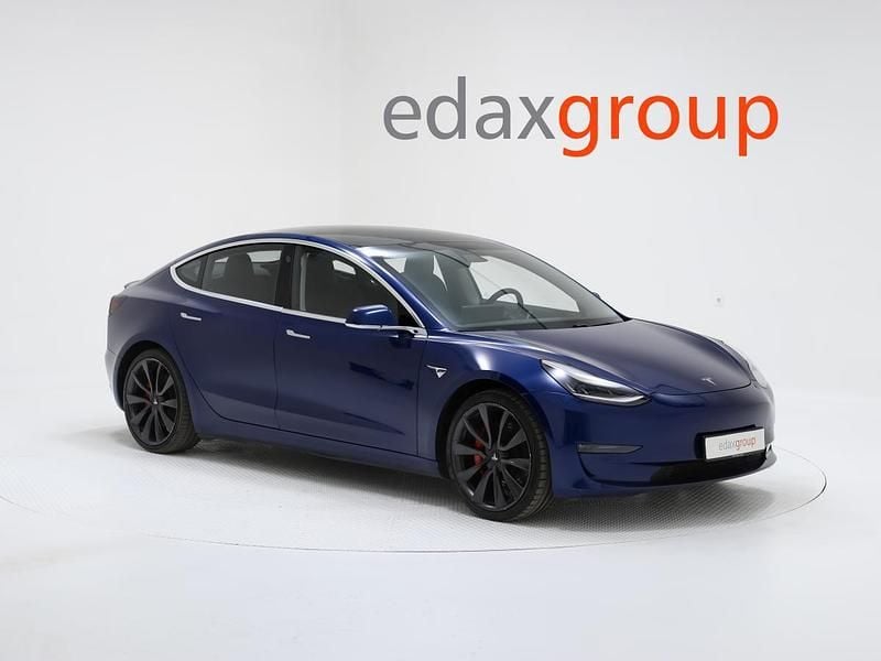 Azul Usado 2019 Tesla Model 3 Performance Sedan | € 27.490 (Preço justo) - Imagem 1/4