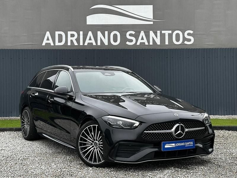 Preto Usado 2022 Mercedes C220 AMG line Carrinha | € 38.900 (Preço elevado) - Imagem 1/4