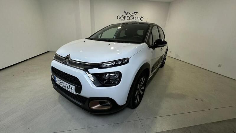 Branco Usado 2022 Citroën C3 PureTech Citadino | € 17.990 (Caro) - Imagem 1/4