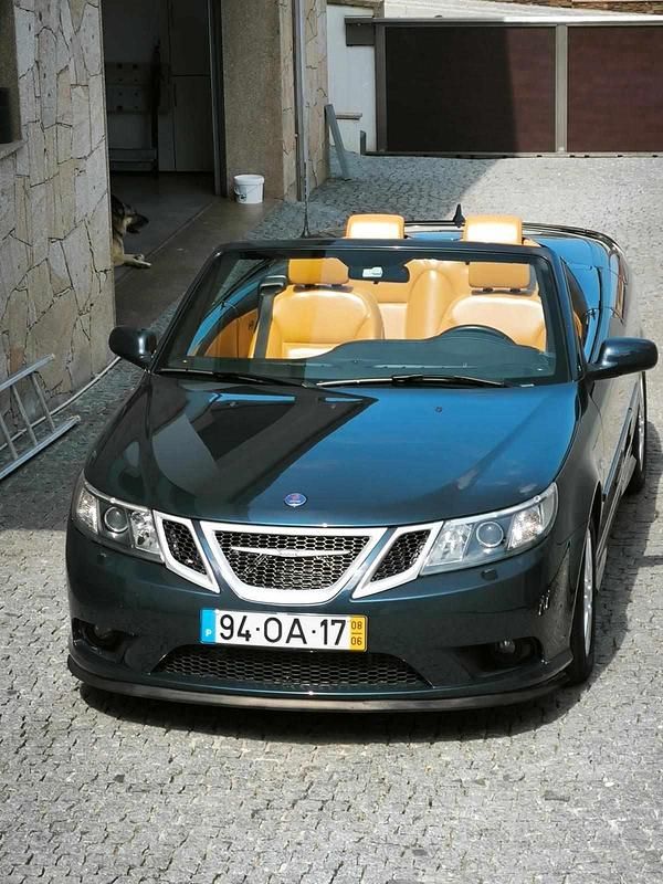 Azul Usado 2008 Saab 9-3 Cabriolet Cabrios | € 13.000 - Imagem 1/4