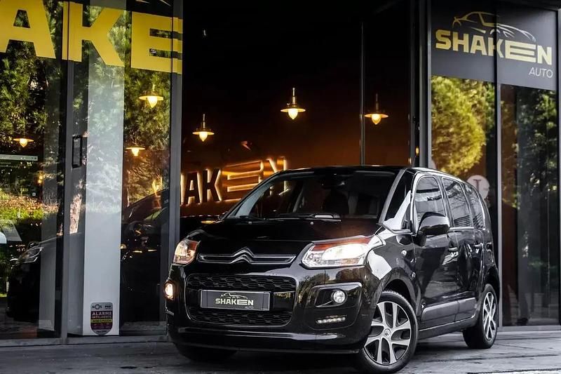 Preto Usado 2017 Citroën C3 Picasso Exclusive Monovolume | € 7.750 - Imagem 1/4
