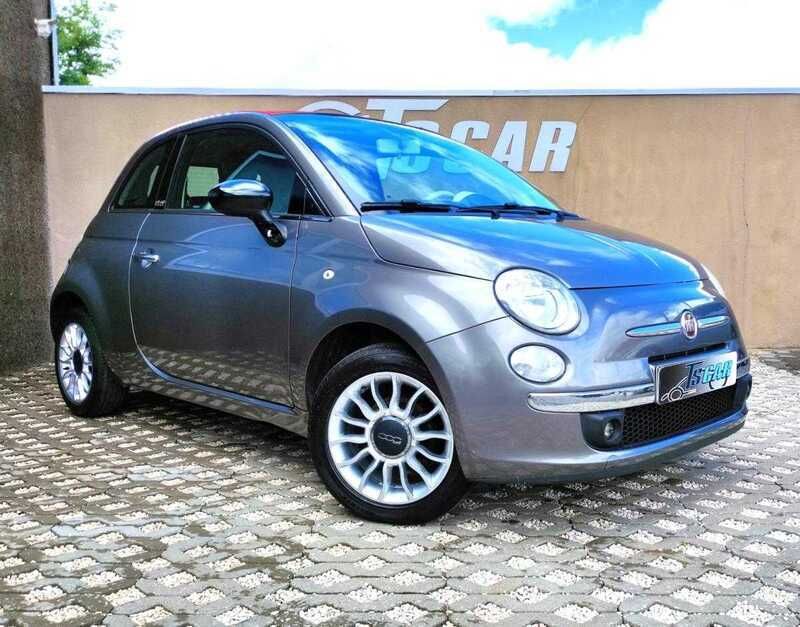 Cinzento Usado 2012 Fiat 500C Lounge Cabrios | € 8.690 (Preço justo) - Imagem 1/4
