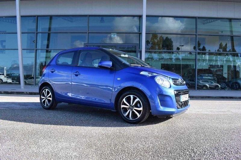 Azul Usado 2021 Citroën C1 Feel Citadino | € 13.250 (Caro) - Imagem 1/4