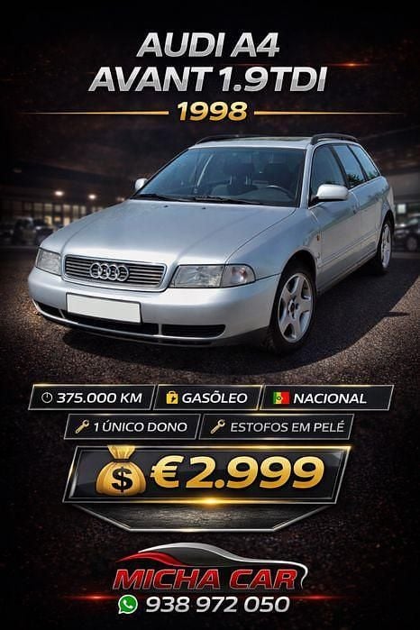 Usado Audi A4 110 HP (80 kW) 1998 Carrinha
