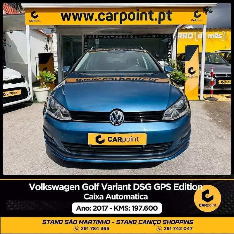 Usado VW Golf VII Edition 110 HP (80 kW) 2017 Azul Carrinha