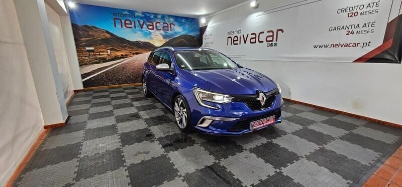 Azul Usado 2018 Renault Mégane GrandTour GT Carrinha | € 22.999 (Caro) - Imagem 1/4