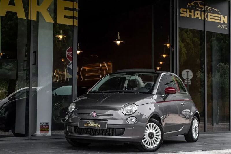 Cinzento Usado 2011 Fiat 500C Lounge Cabrios | € 8.490 (Preço justo) - Imagem 1/4