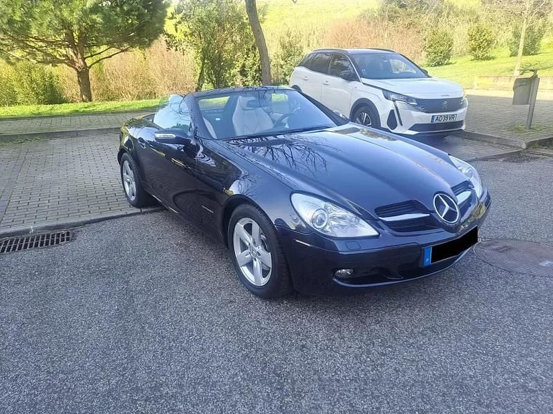 Usado Mercedes SLK200 163 HP (119 kW) 2005 Azul Cabrios