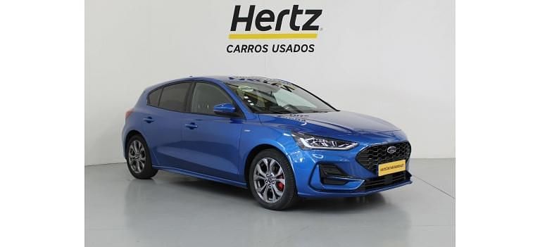Azul Usado 2022 Ford Focus ST-Line Citadino | € 19.590 (Preço justo) - Imagem 1/4