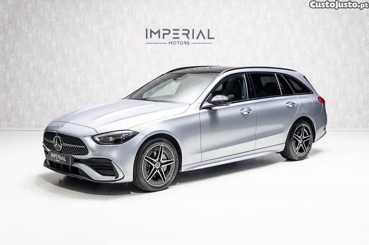 Cinza Usado 2022 Mercedes C300e AMG line Carrinha | € 44.950 (Preço justo) - Imagem 1/1