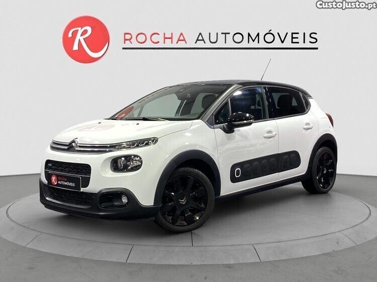 Branco Usado 2016 Citroën C3 PureTech Citadino | € 10.899 (Preço justo) - Imagem 1/1