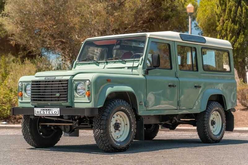Verde Usado 2006 Land Rover Defender SE SUV | € 69.950 - Imagem 1/4