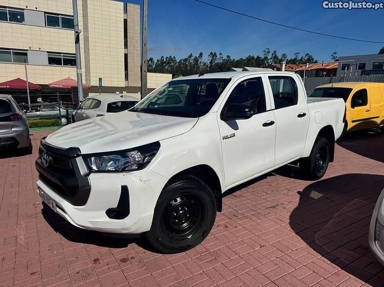 Branco Usado 2021 Toyota HiLux Pickup | € 39.500 (Preço elevado) - Imagem 1/1