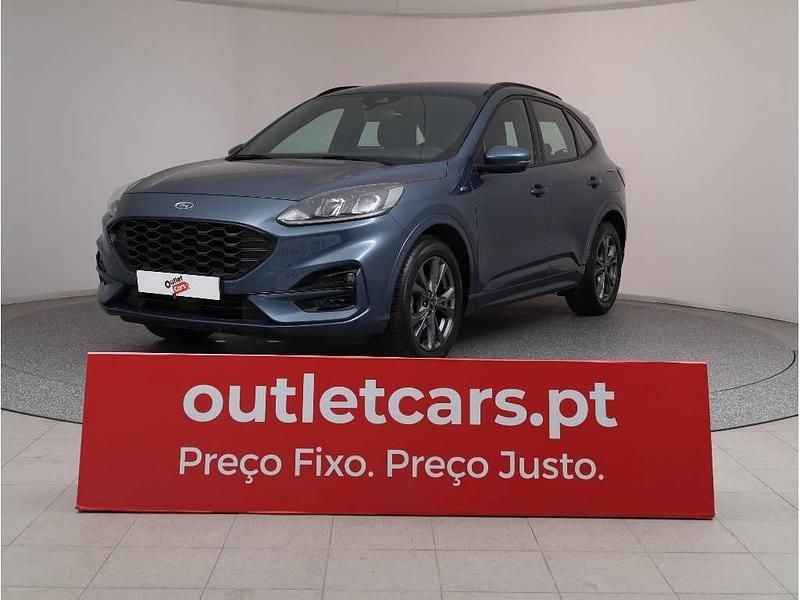 Azul escuro metalizado Usado 2022 Ford Kuga ST-Line SUV | € 19.950 (Bom preço) - Imagem 1/4