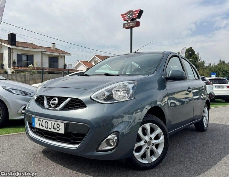 Cinza Usado 2015 Nissan Micra Visia Citadino | € 7.250 (Bom preço) - Imagem 1/1