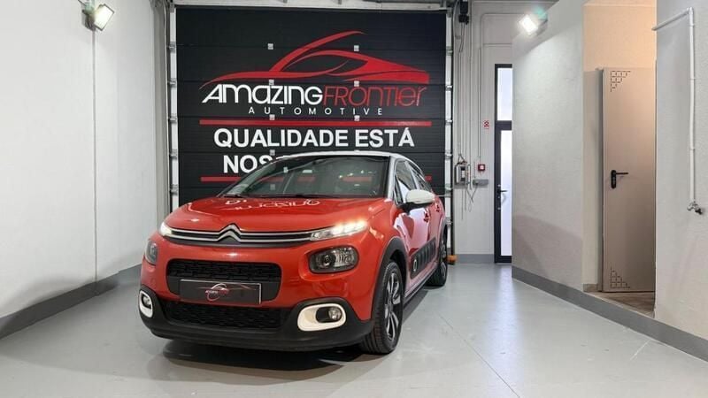 Laranja Usado 2020 Citroën C3 PureTech Citadino | € 10.000 (Bom preço) - Imagem 1/4