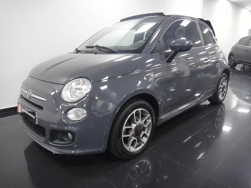 Cinza Usado 2015 Fiat 500C S Cabrios | € 9.990 (Preço justo) - Imagem 1/4