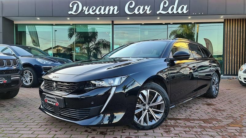 Preto Usado 2021 Peugeot 508 Allure Carrinha | € 21.900 (Preço justo) - Imagem 1/4