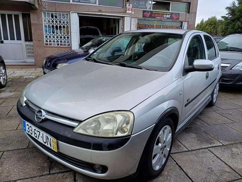 Usado Opel Corsa 75 HP (55 kW) 2003 Cinzento Citadino