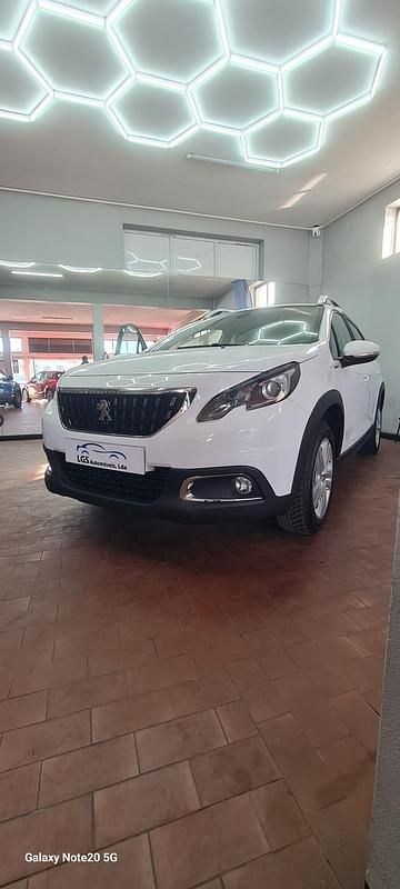 Branco Usado 2019 Peugeot 2008 Signature Sky SUV | € 13.750 (Super Preço) - Imagem 1/4