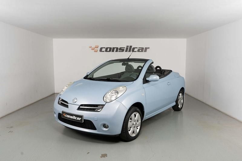 Azul claro Usado 2006 Nissan Micra C+C Tekna Cabrios | € 6.480 - Imagem 1/4