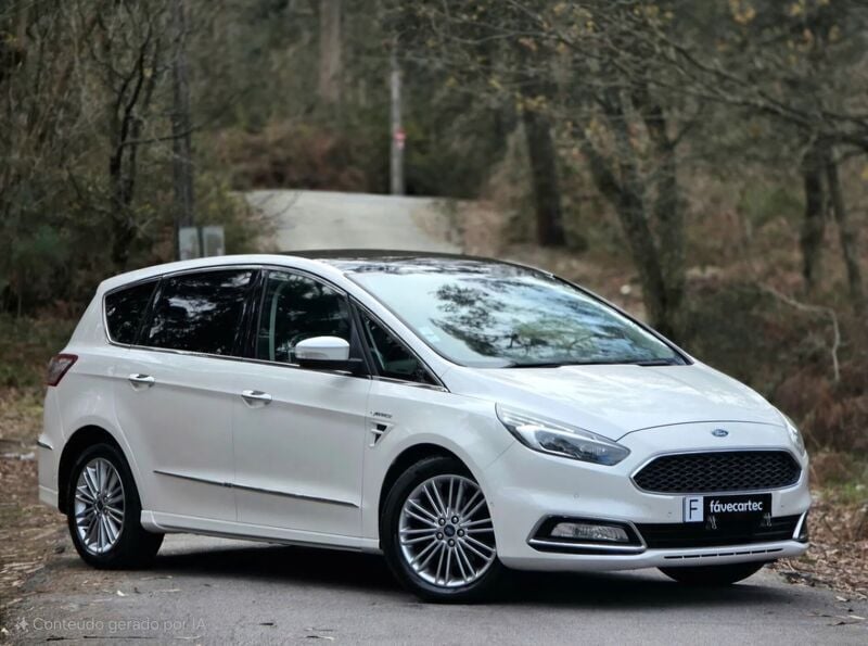 Branco Usado 2018 Ford S-MAX S Monovolume | € 21.950 (Preço justo) - Imagem 1/4