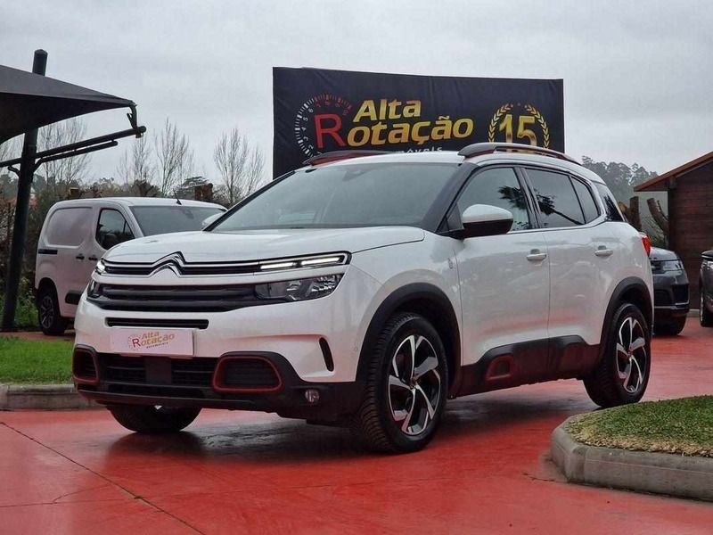Branco Usado 2020 Citroën C5 Aircross PureTech SUV | € 19.900 (Preço justo) - Imagem 1/4