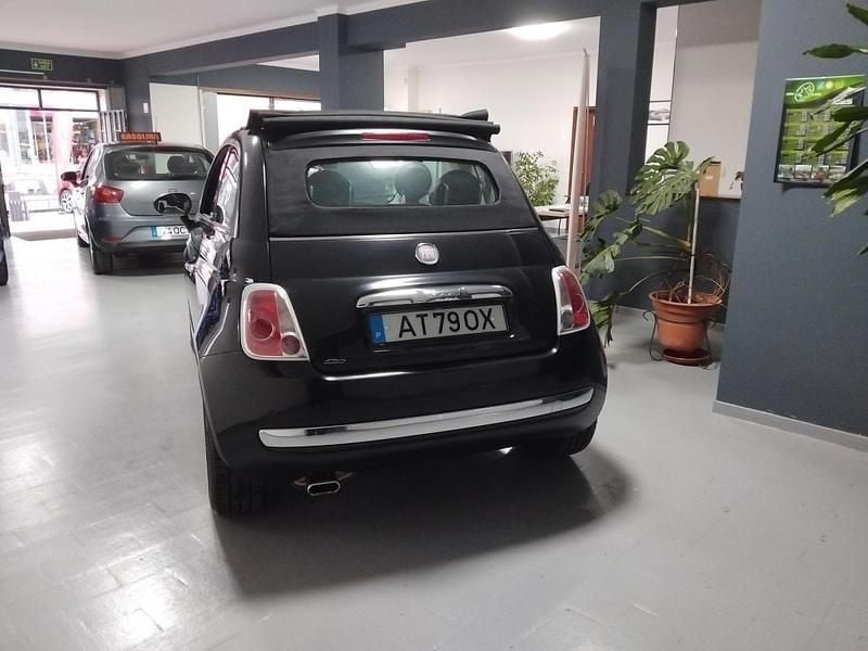 Usado Fiat 500C Lounge 69 HP (50 kW) 2012 Preto Cabrios