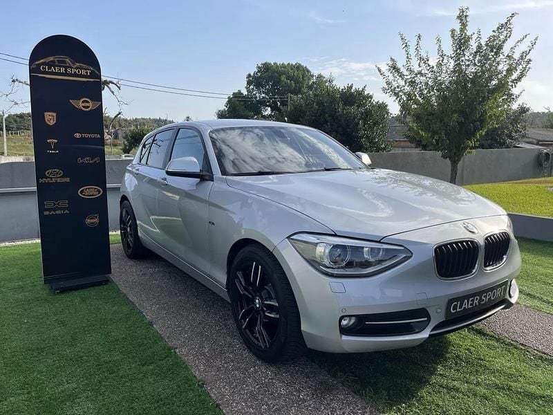 Cinza prata Usado 2014 BMW 116 Sport Line Citadino | € 12.900 (Preço justo) - Imagem 1/4