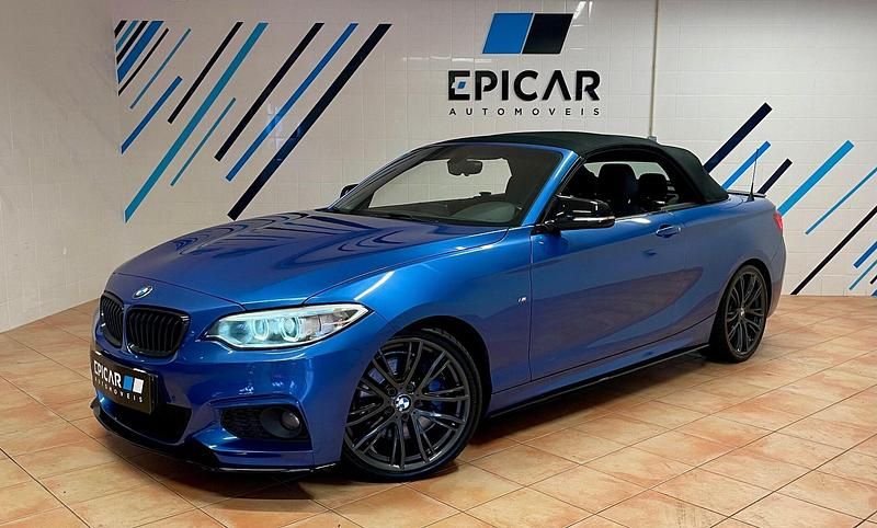 Azul Usado 2016 BMW 218 M Sport Cabrios | € 23.900 - Imagem 1/4