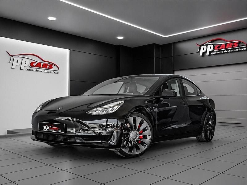 Preto Usado 2020 Tesla Model 3 Performance Sedan | € 31.450 (Preço justo) - Imagem 1/4