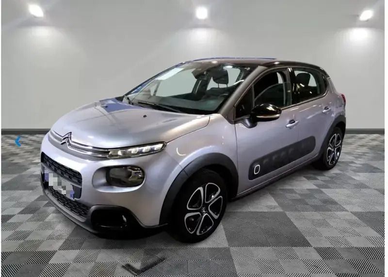 Cinzento Usado 2018 Citroën C3 Feel Citadino | € 16.900 - Imagem 1/4