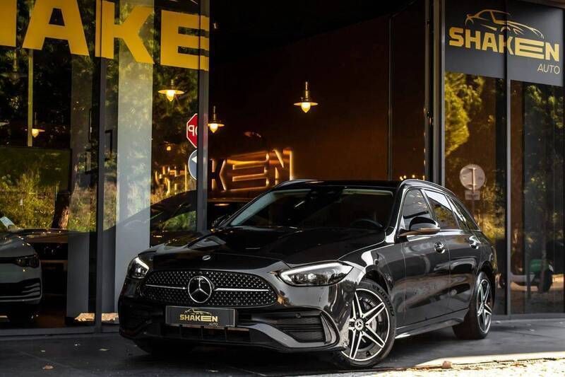 Cinzento Usado 2022 Mercedes C300e AMG line Carrinha | € 44.990 (Bom preço) - Imagem 1/4