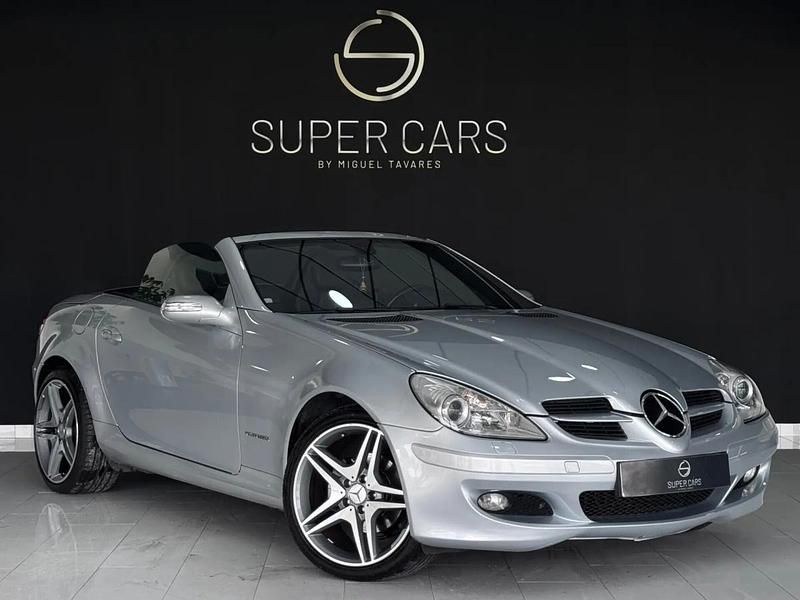 Usado Mercedes SLK200 163 HP (119 kW) 2004 Cinzento Cabrios