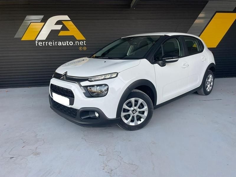 Branco Usado 2021 Citroën C3 Feel Citadino | € 11.900 (Bom preço) - Imagem 1/4