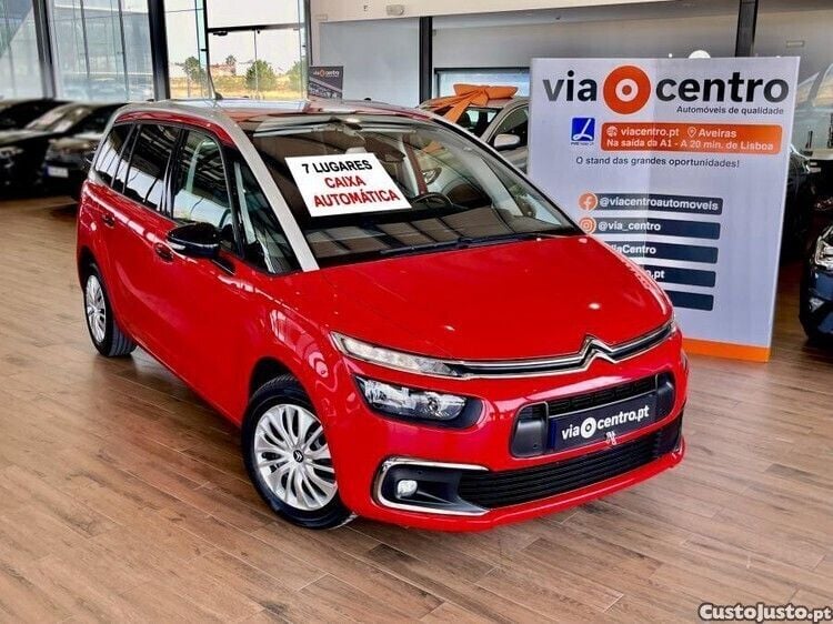 Vermelho Usado 2020 Citroën C4 SpaceTourer Feel Monovolume | € 18.650 (Preço justo) - Imagem 1/1