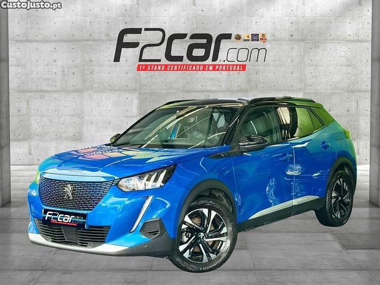 Azul Usado 2022 Peugeot e-2008 GT SUV | € 22.500 (Preço justo) - Imagem 1/1