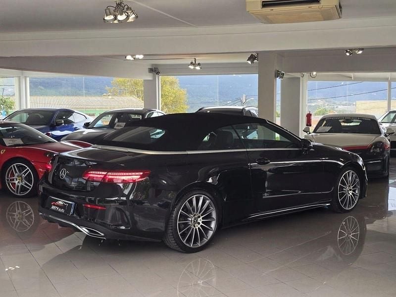 Usado Mercedes E220 AMG line 194 HP (142 kW) 2018 Preto Cabrios