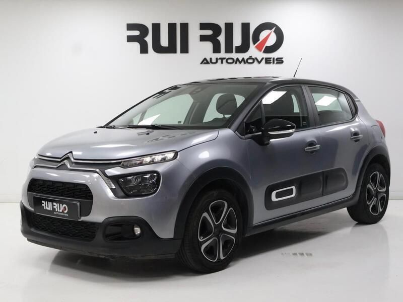 Cinza Usado 2022 Citroën C3 Feel Citadino | € 13.500 (Preço justo) - Imagem 1/4