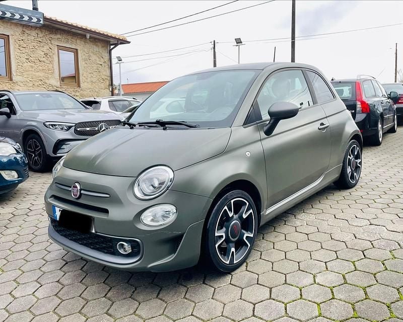 Verde Usado 2017 Fiat 500 S Citadino | € 7.490 (Bom preço) - Imagem 1/4