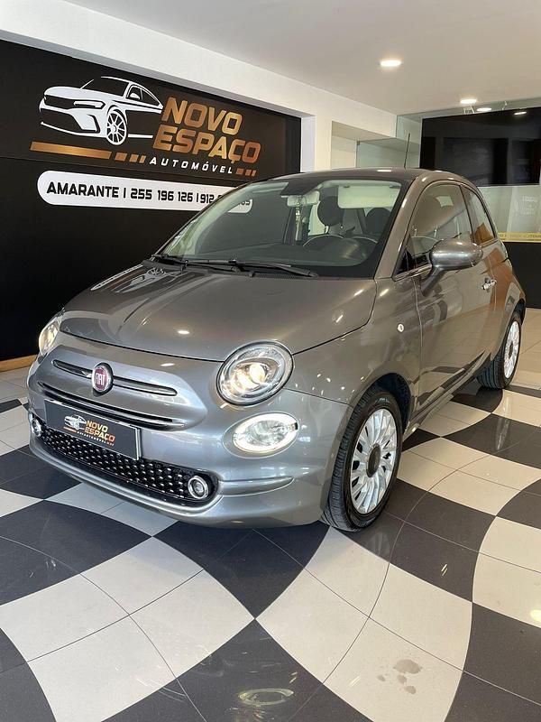 Cinza Usado 2018 Fiat 500 Lounge Citadino | € 12.500 (Preço justo) - Imagem 1/4