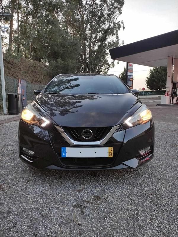 Preto Usado 2017 Nissan Micra Citadino | € 9.950 (Bom preço) - Imagem 1/4