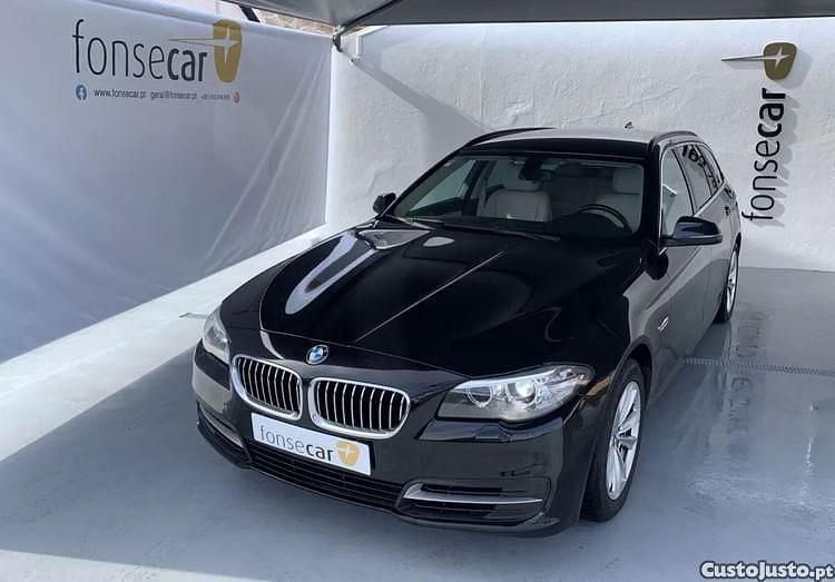 Preto Usado 2015 BMW 520 Luxury Line Sedan | € 18.990 (Preço justo) - Imagem 1/1
