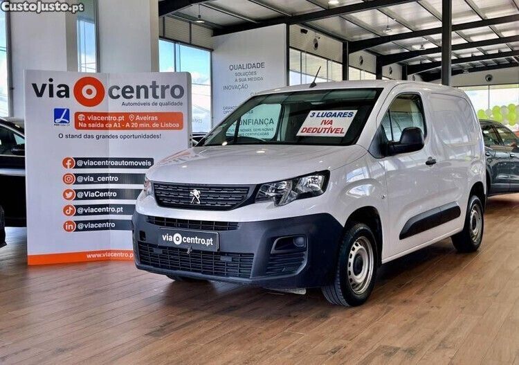 Branco Usado 2022 Peugeot Partner Monovolume | € 16.350 (Preço justo) - Imagem 1/1